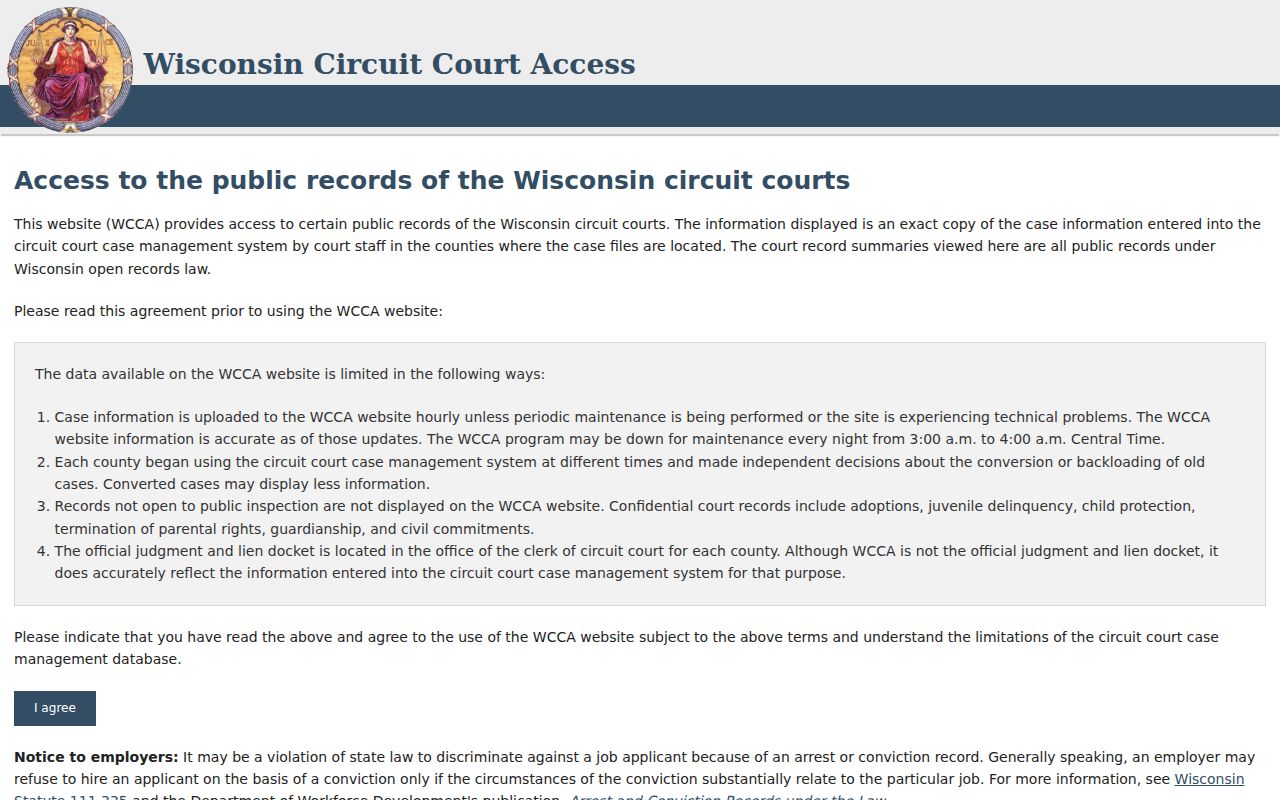 Wisconsin court search for a Madison resident lookup